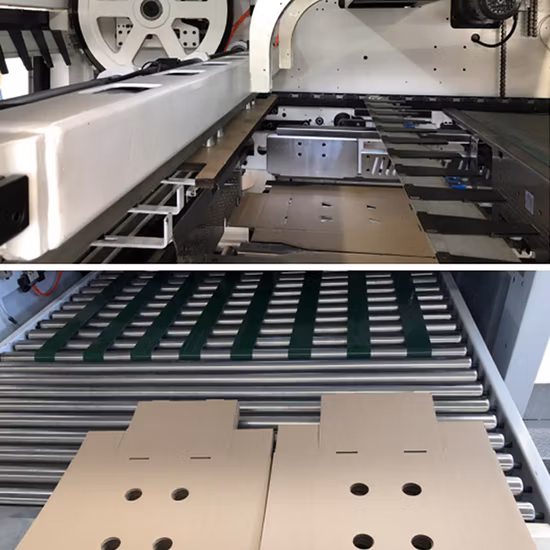 Automatic Wide Format Flatbed Cardboard Paper Usage Die Press Cutting Cutter Box Carton Die-Cutting Machine with Kiss Creasing Stripping