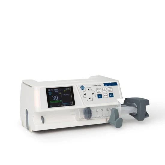 단일 휴대용 자동 주사기 펌프, 안전한 주입, 전자 주사기 펌프 Sp1에 대한 Dpmmed 공장 도매 가격
